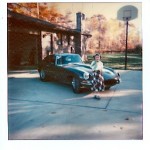 Me and my dad's Jag on 50's Day